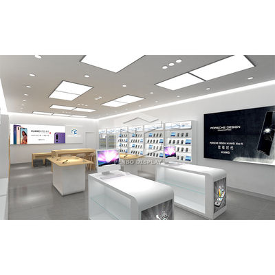 ODM Mobile Phone Display Cabinet EPE Cotton Packaging Cell Phone Showcase