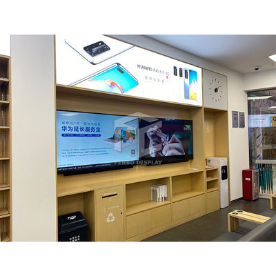 ODM Mobile Phone Display Cabinet EPE Cotton Packaging Cell Phone Showcase