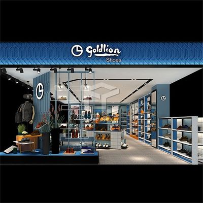 OEM Shoe Display Racks CNC Processing Plywood Footwear Display Stand For Shop