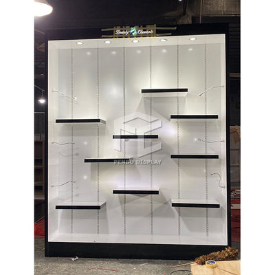 16mm Thick MDF Wig Wall Display OEM Full Lace For Barber Stations